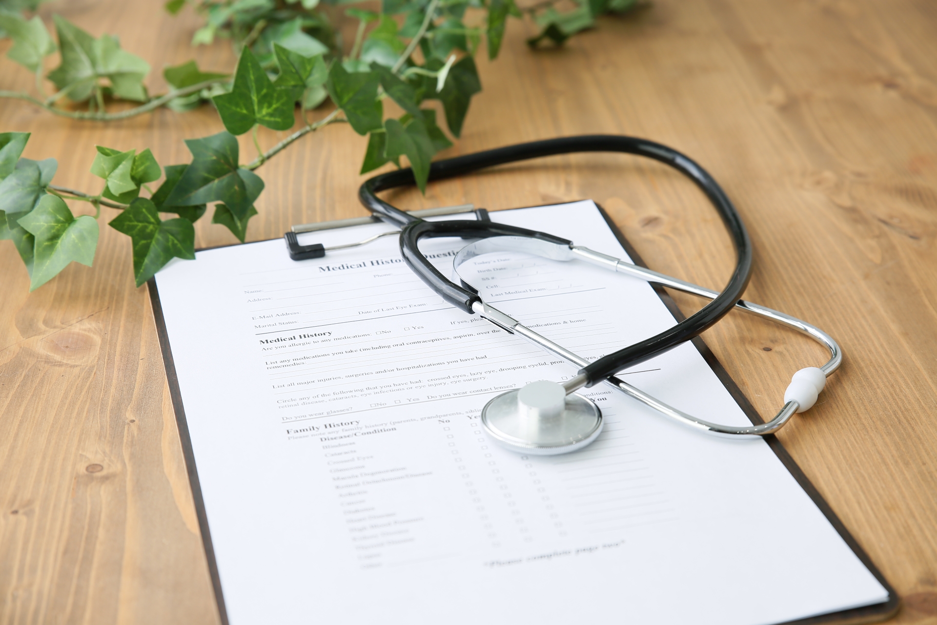 健康診断の写真